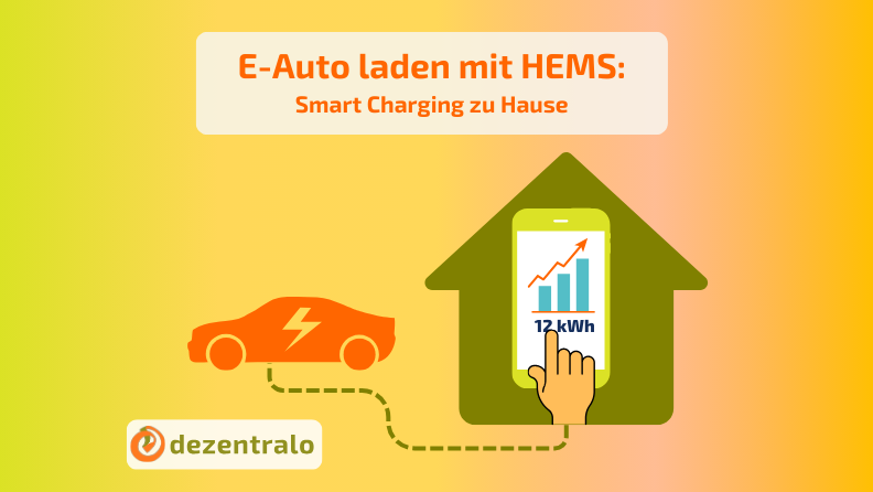 E-Auto laden mit HEMS: Smart Charging & PV-Überschuss 2026 - dezentralo