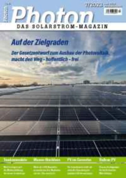 Cover der Zeitschrift PHOTON