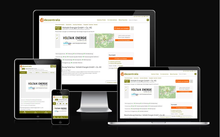 Kostenloser Eintrag im Solar-Vergleichsportal