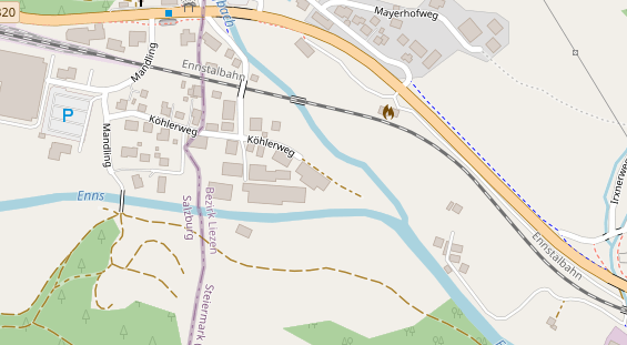 Handwerker auf Karte