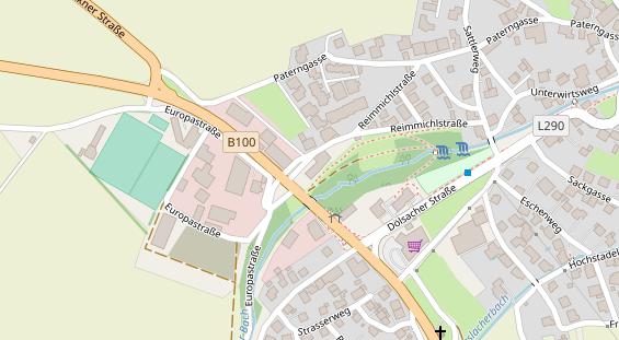 Handwerker auf Karte