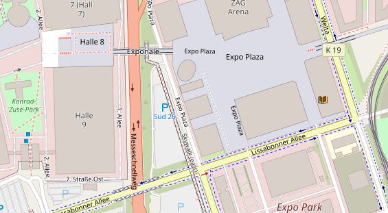 Balkonkraftwerk auf Satellitenbild