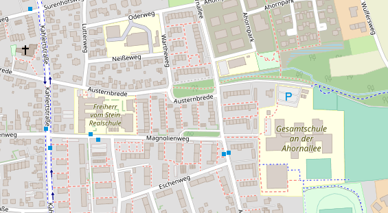 Handwerker auf Karte