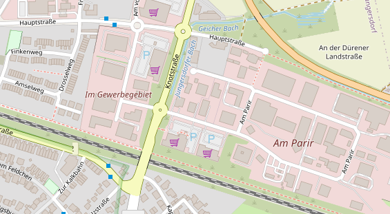 Handwerker auf Karte