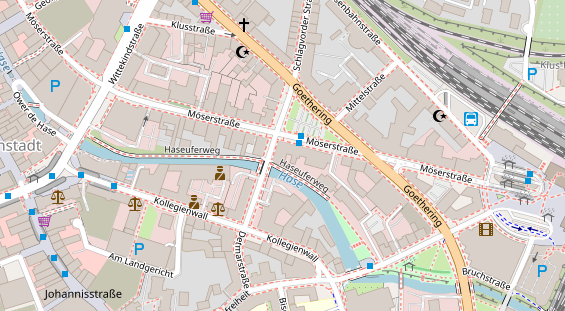 Handwerker auf Karte