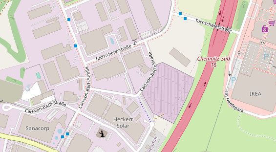 PV Anbieter auf Satellitenbild