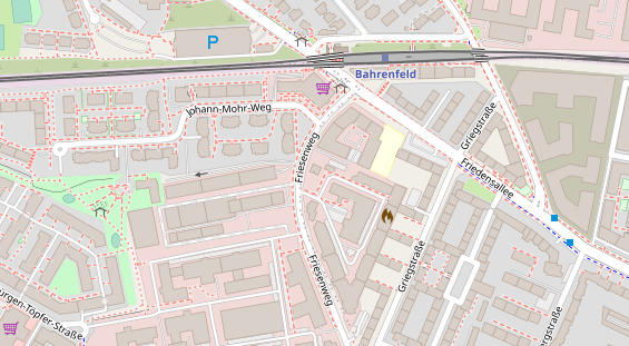 Handwerker auf Karte