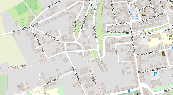 Handwerker auf Karte