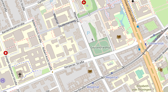 Handwerker auf Karte