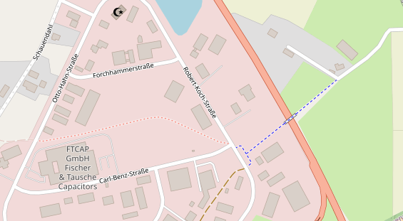 Wärmepumpe auf Satellitenbild