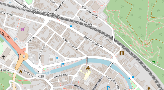 Wärmepumpe auf Satellitenbild