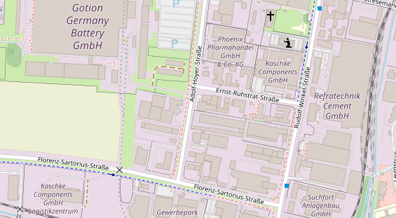 Wärmepumpe auf Satellitenbild