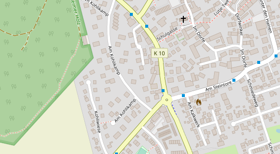 Wärmepumpe auf Satellitenbild