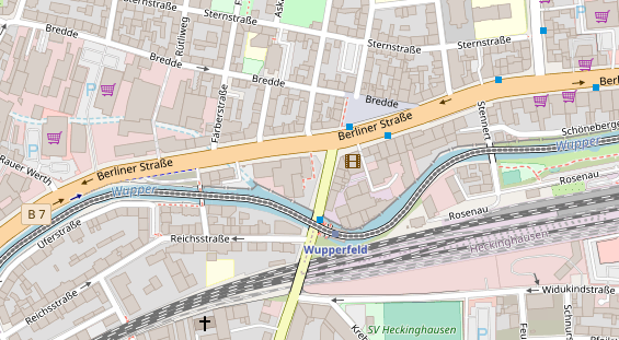 Handwerker auf Karte