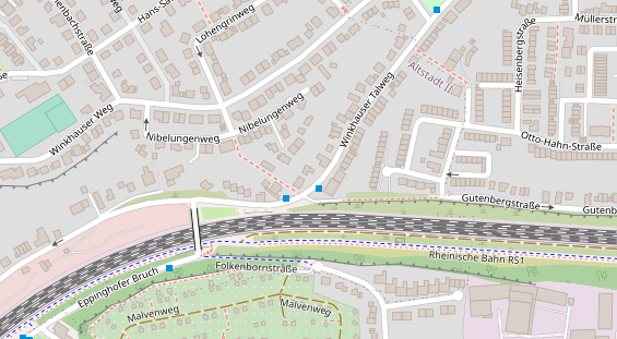 Wärmepumpe auf Satellitenbild