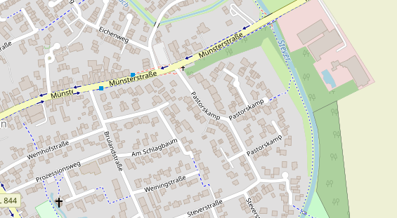 Wärmepumpe auf Satellitenbild