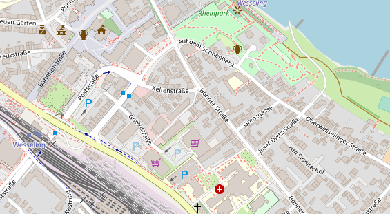 Wärmepumpe auf Satellitenbild