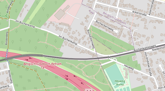 Wärmepumpe auf Satellitenbild