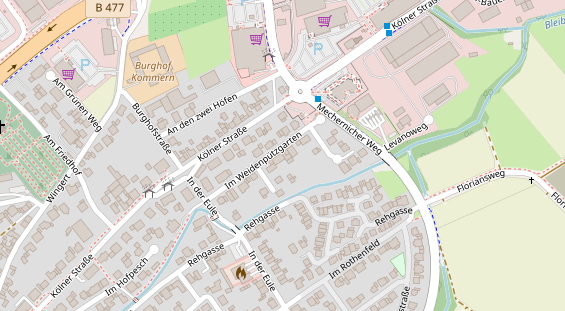 Wärmepumpe auf Satellitenbild