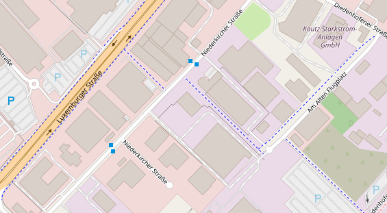 Wärmepumpe auf Satellitenbild