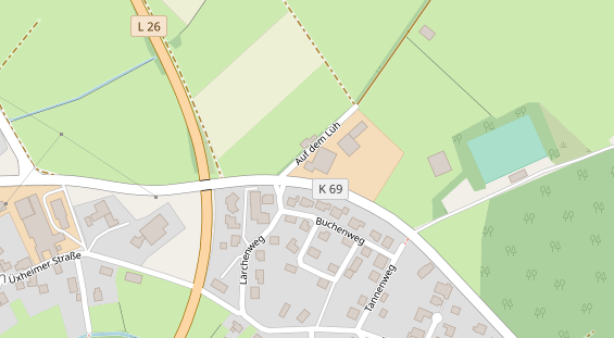 Wärmepumpe auf Satellitenbild