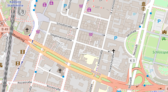 Wärmepumpe auf Satellitenbild