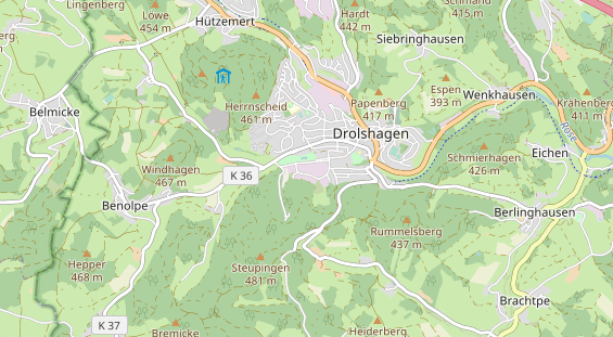 Wärmepumpe auf Karte