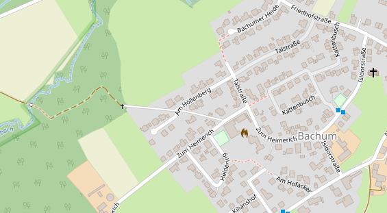 Handwerker auf Karte