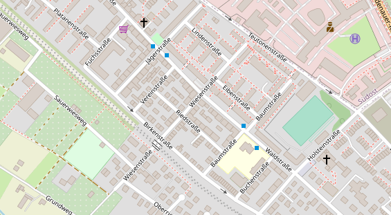 Wärmepumpe auf Satellitenbild