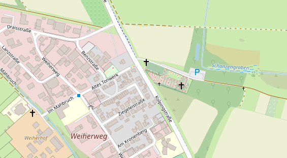 Wärmepumpe auf Satellitenbild