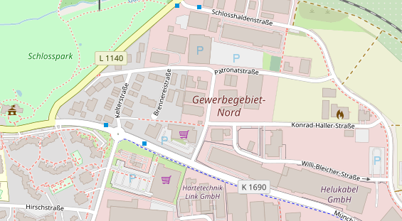 Wärmepumpe auf Satellitenbild