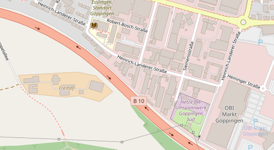 Wärmepumpe auf Satellitenbild