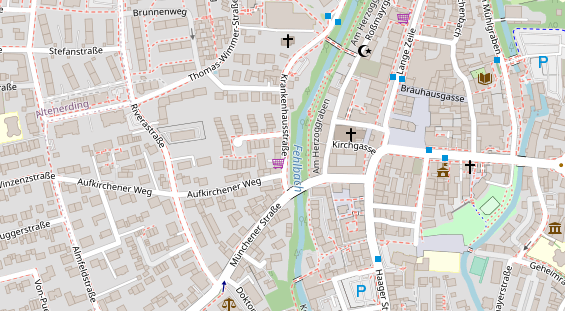 Wärmepumpe auf Satellitenbild