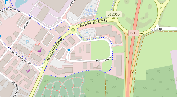 Handwerker auf Karte