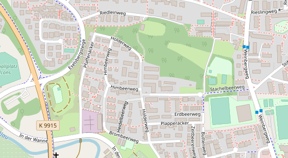 Wärmepumpe auf Satellitenbild