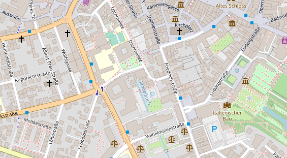 Wärmepumpe auf Satellitenbild