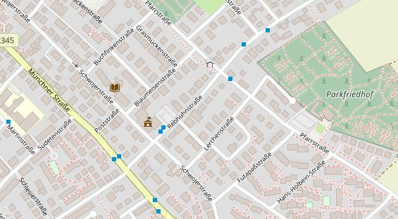 Handwerker auf Karte