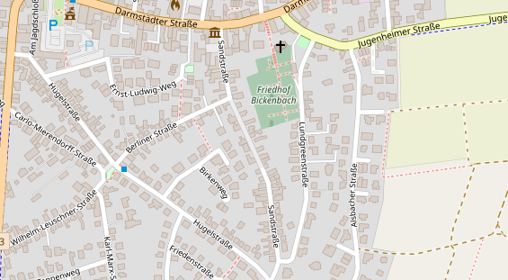 Handwerker auf Karte