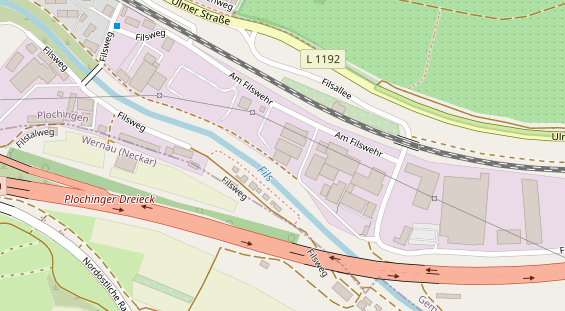 Handwerker auf Karte