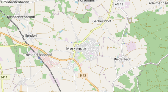 PV für Industrie und Gewerbe auf Karte