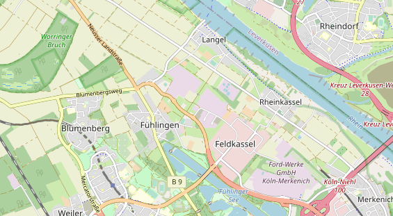 PV für Industrie und Gewerbe auf Karte