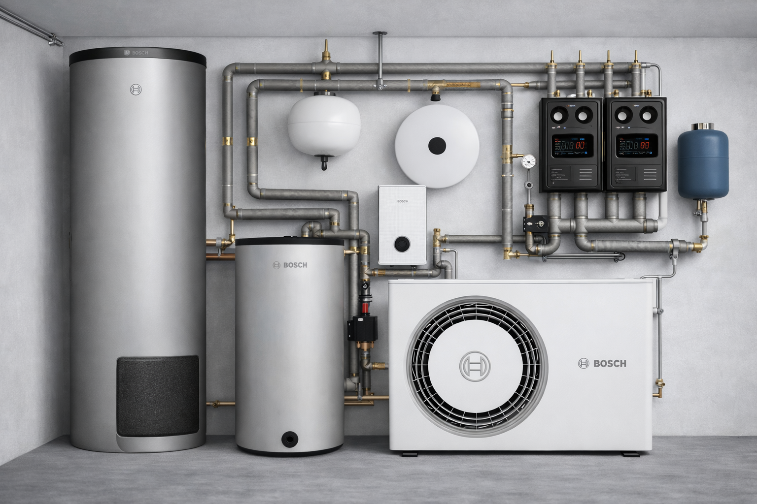 Photovoltaik Anbieter - Hannover - Wärmepumpen von Bosch inkl. Montage - NOVAGREEN ENERGY & WÄRMEPUMPENHANDEL