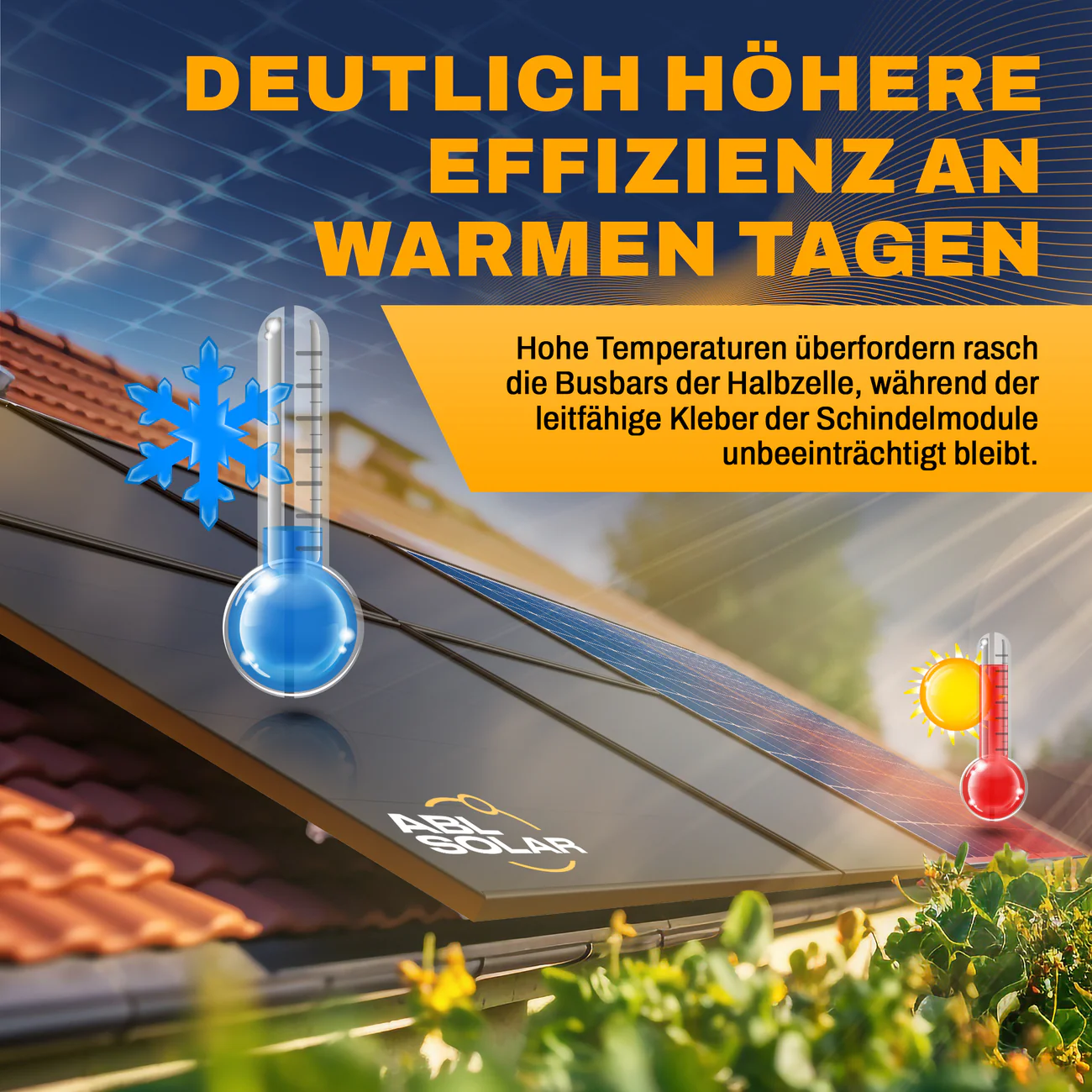 Photovoltaik Anbieter - Effizient auch im Sommer - ABL Solar