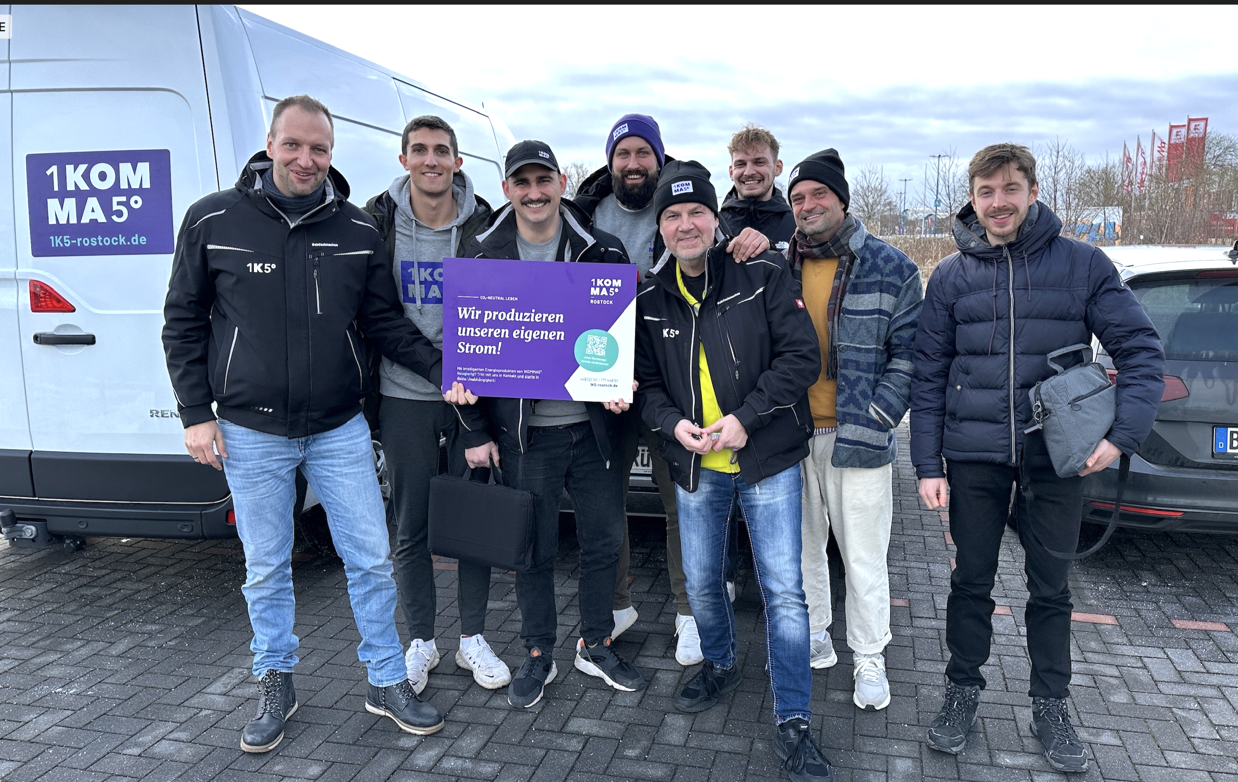 Photovoltaik Anbieter - Mecklenburg-Vorpommern - Team Vertrieb in Rostock - 1KOMMA5° Rostock & MV